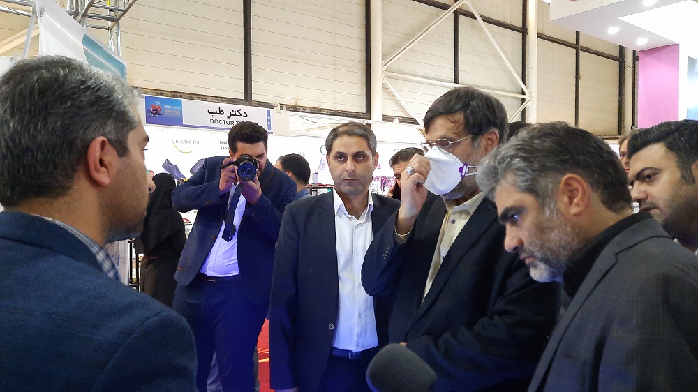 Attending the Mashhad medical equipment exhibition